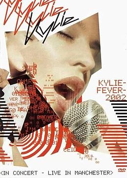 DVD-julkaisun KylieFever2002: Live in Manchester kansikuva