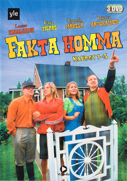 Fakta homma -DVD-julkaisun kansi. Vasemmalta Heka, Pirre, Hansu ja Aulis.