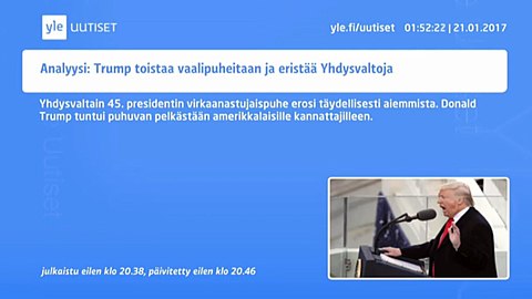 Uutisikkuna tammikuulta 2017.