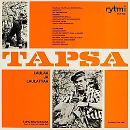 Studioalbumin Tapsa laulaa ja laulattaa kansikuva