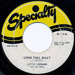 Singlen ”Long Tall Sally” kansikuva