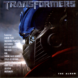 Soundtrack-albumin Transformers: The Album kansikuva