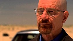 Walter White Breaking Badin viimeisen tuotantokauden jaksossa ”Vaikenemisen vaikeus”.