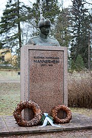 Mannerheimin rintakuva, 1996, Lahti.