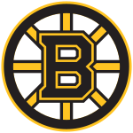 Logo des Bruins représentant un B sur une roue à huit rayons.