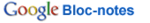 Logo de Google Bloc-notes