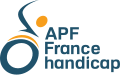 Logo de l'APF France Handicap depuis avril 2018.