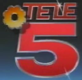 Logo de Tele 5 du 11 janvier 1988 à juillet 1992