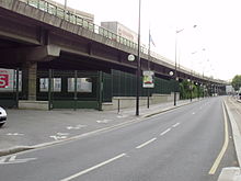 Viaduc du boulevard périphérique près de la porte de Versailles