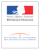 Logo du ministère de l'Économie, des Finances et de l'Emploi entre mai 2007 et novembre 2010.