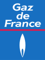 Logo de Gaz de France du 1er janvier 1988 au 28 octobre 2002.