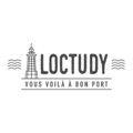 Logotype de la ville de Loctudy, s'inspirant de la tourelle des Perdrix