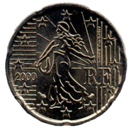 20 centimes d'euro.