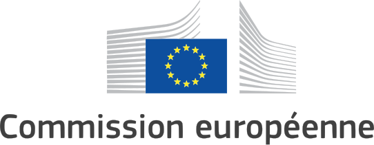 Logo de la Commission européenne, en français.