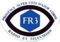 Ancien logo de FR3 Provence-Alpes-Côte d'Azur-Corse du 6 janvier 1975 au 15 décembre 1982.