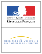 Logo du ministère de l'Économie des Finances et de l'Industrie de 1999 à mai 2007.