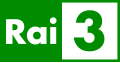 Ancien logo de Rai 3 de mai 2010 au 12 septembre 2016