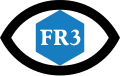 Ancien logo de FR3 du 6 janvier 1975 au 6 mai 1986