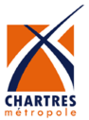 Ancien logotype de Chartres Métropole (2001 à 2018)