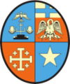 Blason de l'Assistance publique de Marseille du XVIIIe siècle jusqu'en 1985.