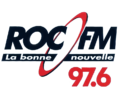 Logo de ROC FM de 1993 à 27 décembre 2000. (noir et rouge)