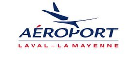 Logotype actuel de l'aéroport de Laval-La Mayenne