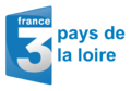 Ancien logo de France 3 Pays de la Loire du 4 janvier 2010 au 4 septembre 2011.