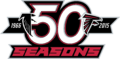 Logo commémoratif des 50 ans de la franchise en 2015.