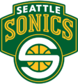 Logotype des SuperSonics (2001-2008)