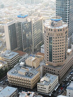 בנייני ההנהלה של בנק לאומי בתל אביב