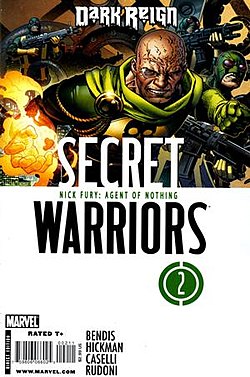 ברון סטרוקר, כפי שהופיע על עטיפת החוברת Secret Warriors #2 ממאי 2009, אמנות מאת ג'ים צ'ונג וג'סטין פונסור.