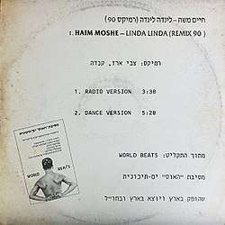 עטיפתו של תקליט השדרים מ־1990 (הרמיקסים)