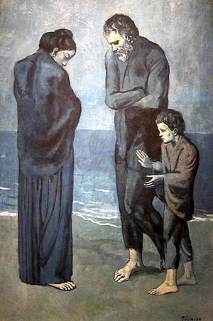 "הטרגדיה" - ציור שמן על קנבס מעשה ידי הצייר הספרדי פבלו פיקאסו שצוירה ב-1903. הצבע השולט בתמונה הוא כחול ותמונה מגלמת תחושות כמו צער, בדידות ומלאנכוליה.