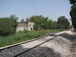 שרידי תחנת הרכבת כפר ג'יניס