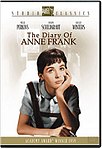 עטיפת הוצאה מחודשת של הסרט האמריקאי "יומנה של אנה פרנק", 1959.