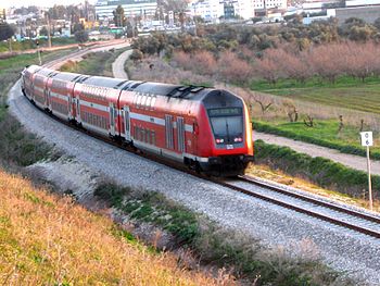 רכבת נוסעים דו-קומתית של רכבת ישראל