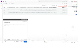 צילום מסך של Gmail