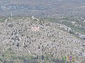 Grb na Ciganskom brdu, Široki Brijeg, pogled iz zraka