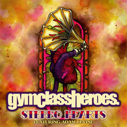 «Stereo Hearts» սինգլի շապիկը (Gym Class Heroes-ի և Ադամ Լևին, )