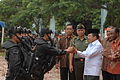 Tim Kopaska mengantarkan Deklarasi Laut pada Hari Nusantara tahun 2007 di Ancol, Jakarta