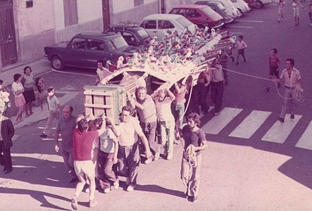 foto d'epoca candeliere artigiani