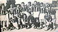 Formazione della Reggina (U.S. Dominante) del 1939. Misefari è il settimo in piedi da sinistra.