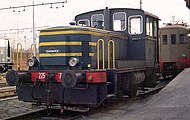 Locomotiva Greco 225.703x. A sinistra sul bordo si può vedere la 7034 DEUTZ.