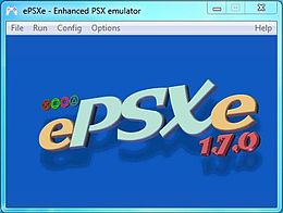 Schermata principale di ePSXe (v.1.7.0)