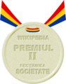 Felicitări! Ați obținut premiul II la secțiunea Societate a concursului de scriere. Premiul v-a fost acordat pentru scrierea articolului Turul Spaniei 2011.