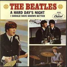 Обложка сингла The Beatles «A Hard Day’s Night» (1964)