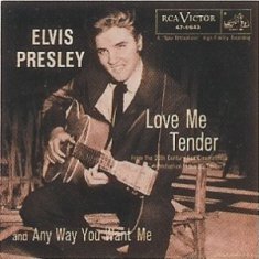 Обложка сингла Элвиса Пресли «Love Me Tender» (1956)