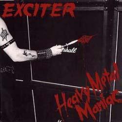 Обложка альбома Exciter «Heavy Metal Maniac» (1983)