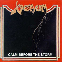 Обложка альбома Venom «Calm Before the Storm» (1987)