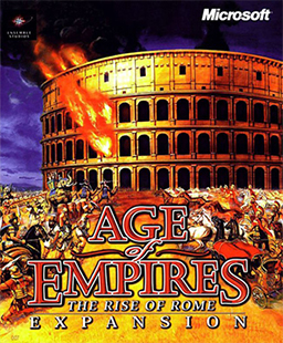 Передняя обложка Age of Empires: The Rise of Rome